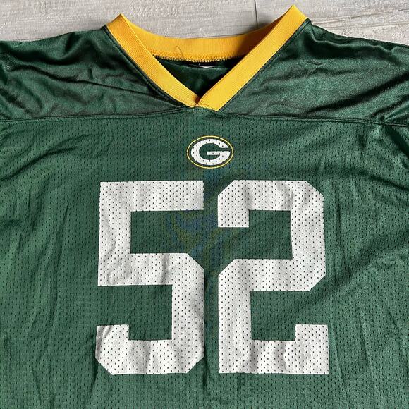 Reebok Green Bay Packers #52 Clay Matthews women’s Jersey retro football fan L - Picture 4 of 7